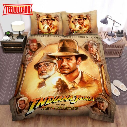 Indiana Jones And The Last Crusade Movie Poster 6 Duvet Cover Bedding Sets