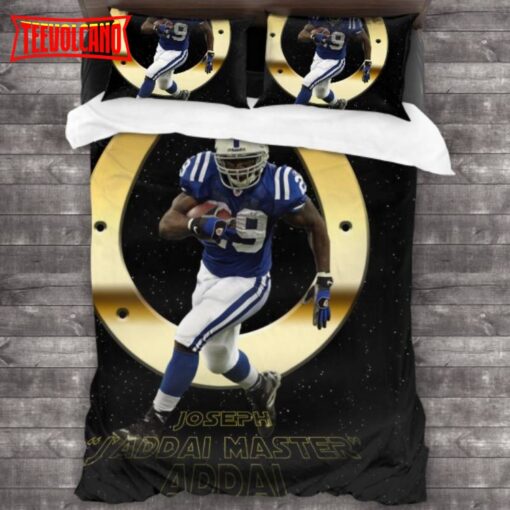 Indianapolis Colts Logo Bedding Set 3PCS Duvet Cover Bedding Sets