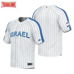 Israel White 2023 World Baseball Classic Jersey