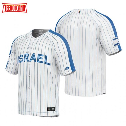 Israel White 2023 World Baseball Classic Jersey