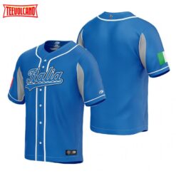 Italy Royal 2023 World Baseball Classic Jersey