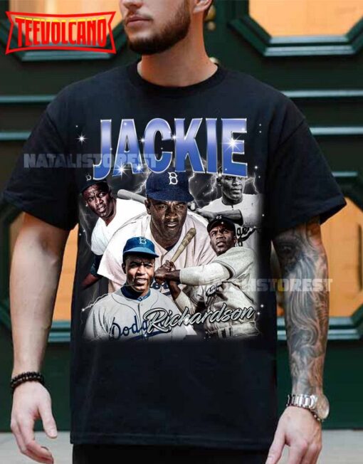 Jackie Robinson Baseball Classic 90s Graphic T-Shirt