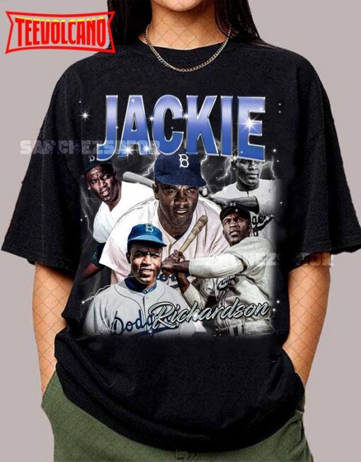 Jackie Robinson Baseball Classic 90s Graphic T-Shirt