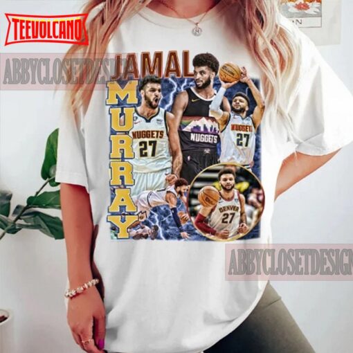 Jamal Murray NBA Classic Retro Basketball 90s Vintage T-Shirt