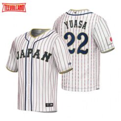 Japan Atsuki Yuasa White 2023 World Baseball Classic Jersey