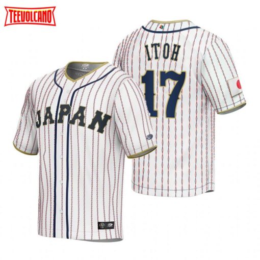 Japan Hiromi Itoh White 2023 World Baseball Classic Jersey