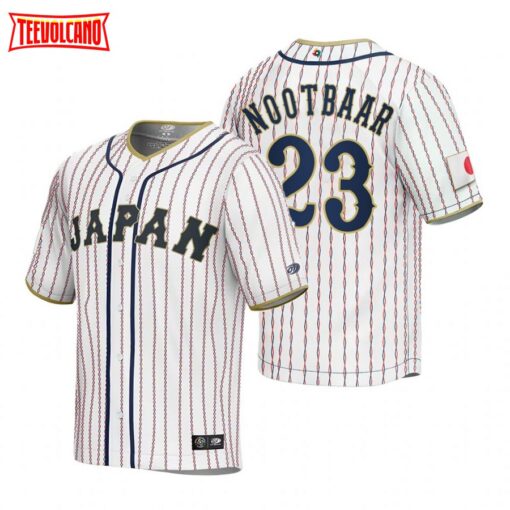 Japan Lars Nootbaar White 2023 World Baseball Classic Jersey