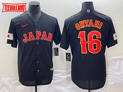 Japan Shohei Ohtani Black 2023 World Baseball Classic Jersey