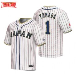 Japan Tetsuto Yamada White 2023 World Baseball Classic Jersey