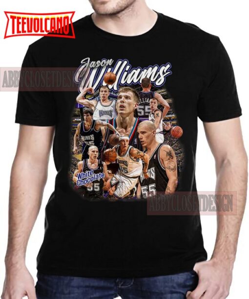 Jason Williams Classic Retro Basketball 90s Vintage T-Shirt