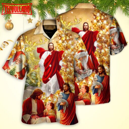 Jesus Is The Magic Of Christmas Hawaiian Shirt