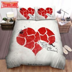 John Prine Broken Hearts And Dirty Windows Album Cover Bedding Sets