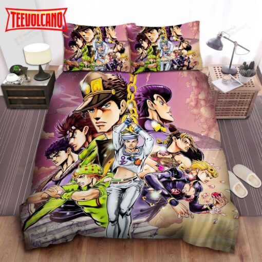 Jojo Bizarre Adventure Poses Duvet Cover Bedding Sets