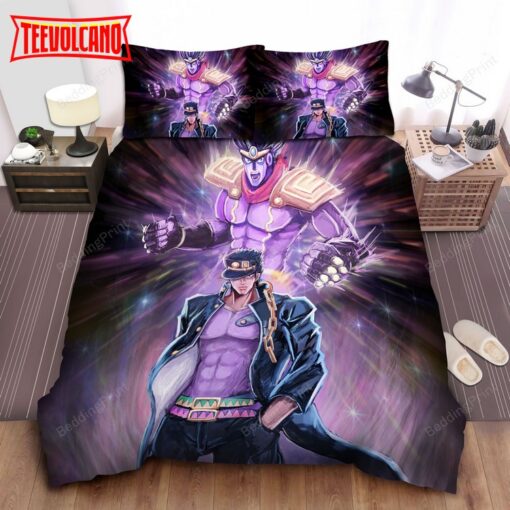 Jojo Bizarre Jotaro Kujo Adventure Duvet Cover Bedding Sets