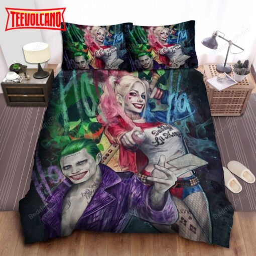 Joker &amp Harley Bed Sheets Duvet Cover Bedding Sets