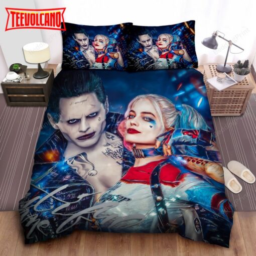 Joker And Harley Quinn Bed Sheets Spread Duvet Cover Bedding Sets