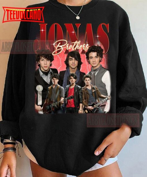 Jonas Brother Classic Retro Shirt – Jonas Brother 90s Vintage Graphic T-Shirt