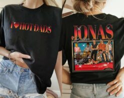 Jonas Brothers  I Love Hot Dads Tour 2023 Double Side Shirt