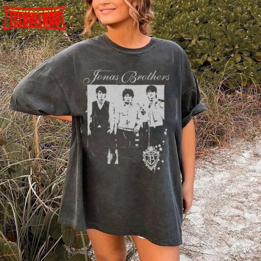 Jonas Brothers Vintage Five Albums One Night Tour Shirt