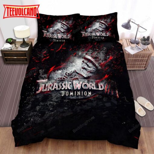 Jurassic World Dominion We Enter A New Era Movie Poster Bedding Sets