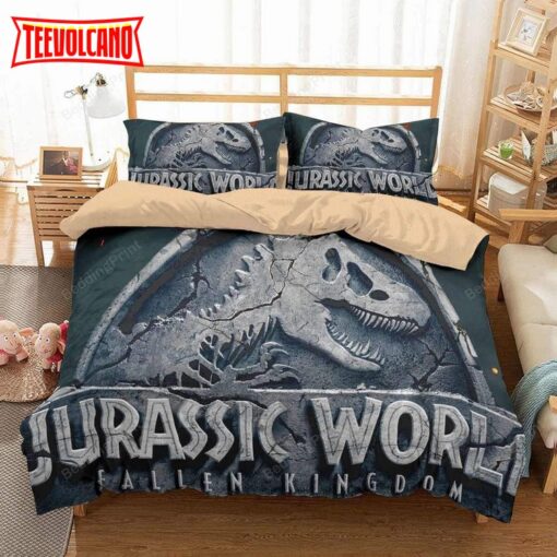 Jurassic World Fallen Kingdom Duvet Cover Bedding Sets V3