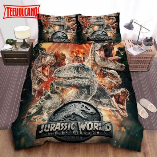 Jurassic World The Fallen Kingdom Duvet Cover Bedding Sets