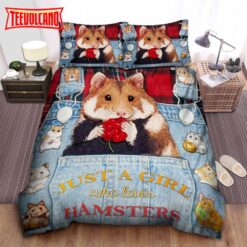 Just A Girl Who Loves Hamsters Duvet Cover Bedding Sets