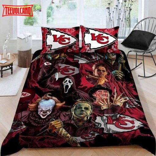 Kansas City Chiefs Duvet Cover Bedding Sets V3