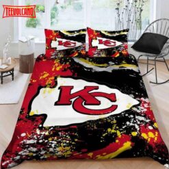 Kansas City Chiefs Duvet Cover Bedding Sets V4