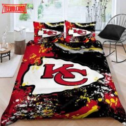 Kansas City Chiefs Duvet Cover Bedding Sets V7