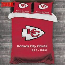 Kansas City Chiefs Fans NFL Team Duvet Cover Bedding Sets