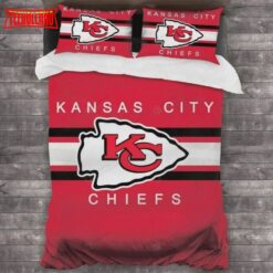 Kansas City Chiefs Football Duvet Cover Bedding Sets