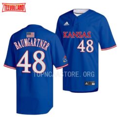 Kansas Jayhawks Collin Baumgartner College Baseball Jersey