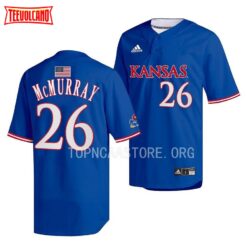 Kansas Jayhawks Cooper McMurray Two-Button Baseball Jersey