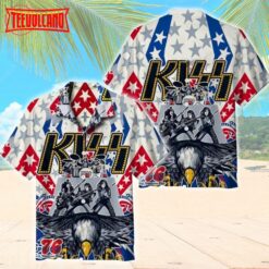 Kiss Eagle Hawaiian Shirt