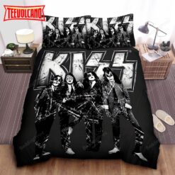 Kiss In Black &amp White Poster Duvet Cover Bedding Sets