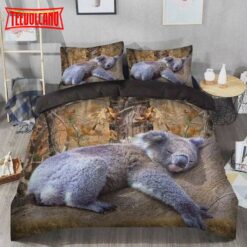 Koala Sleeping Duvet Cover Bedding Sets