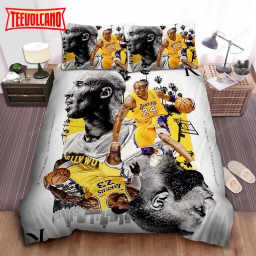 Kobe Bryant And Lebron James King Card Duvet Cover Bedding Sets