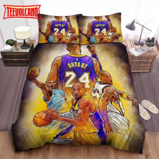 Kobe Bryant Basketball Evolution Bed Sheets Duvet Cover Bedding Sets