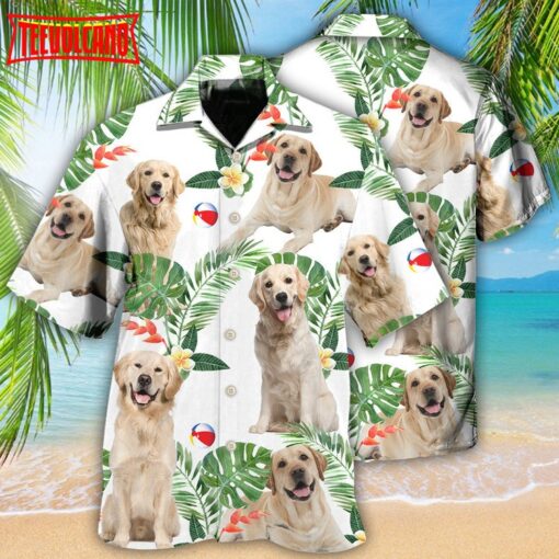 Labrador Retriever Dog Hawaiian Shirt