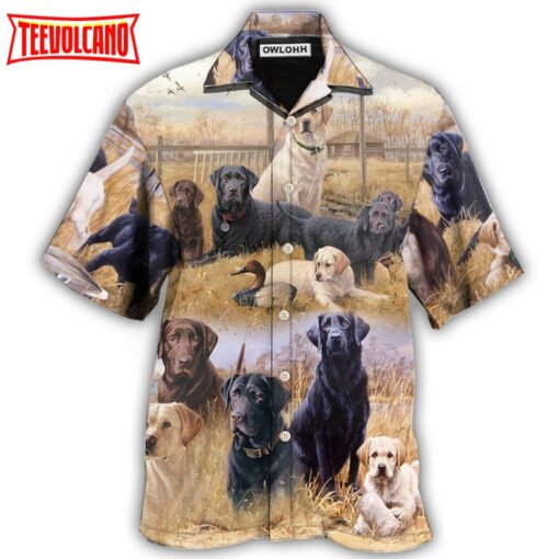 Labrador Retriever Hunting Dog Hawaiian Shirt