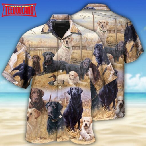 Labrador Retriever Hunting Dog Hawaiian Shirt