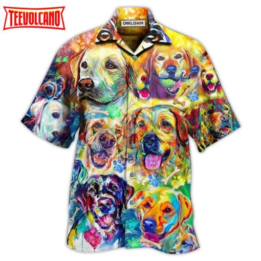 Labrador Retriever Love Is Wet Noses Hawaiian Shirt