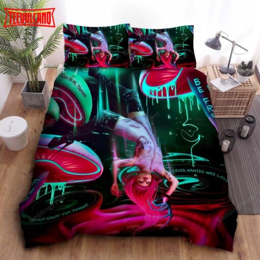 Lady Gaga Chromatica Alice Bed Sheets Duvet Cover Bedding Sets