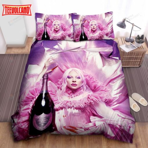 Lady Gaga X Dom Prignon Bed Sheets Duvet Cover Bedding Sets