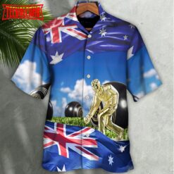 Lawn Bowling The Flag Fly Hawaiian Shirt