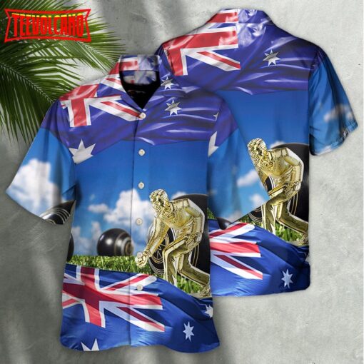 Lawn Bowling The Flag Fly Hawaiian Shirt