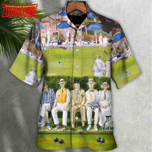 Lawn Bowling This Is My Family Hawaiian Shirt