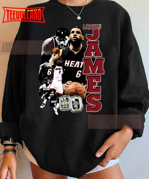 LeBron James Basketball 90s Vintage T-Shirt – King James Classic Retro Shirt