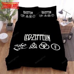 Led Zeppelin Icon Bed Sheets Duvet Cover Bedding Sets